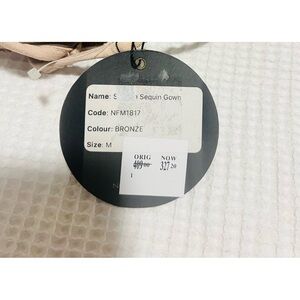 Nookie Seduce Sequined Gown - Bronze